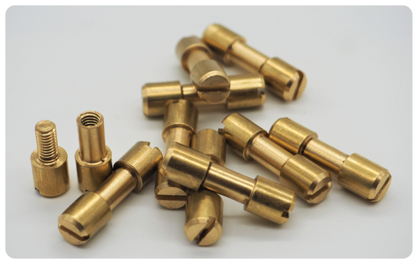 10 pieces Corby bolts - Brass
